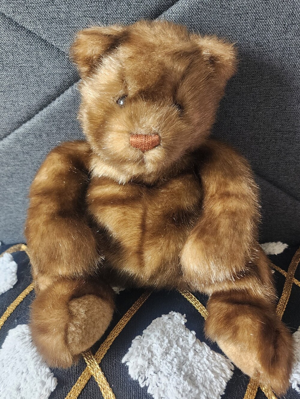 Vintage GUND 14" Minky Teddy Bear #6421